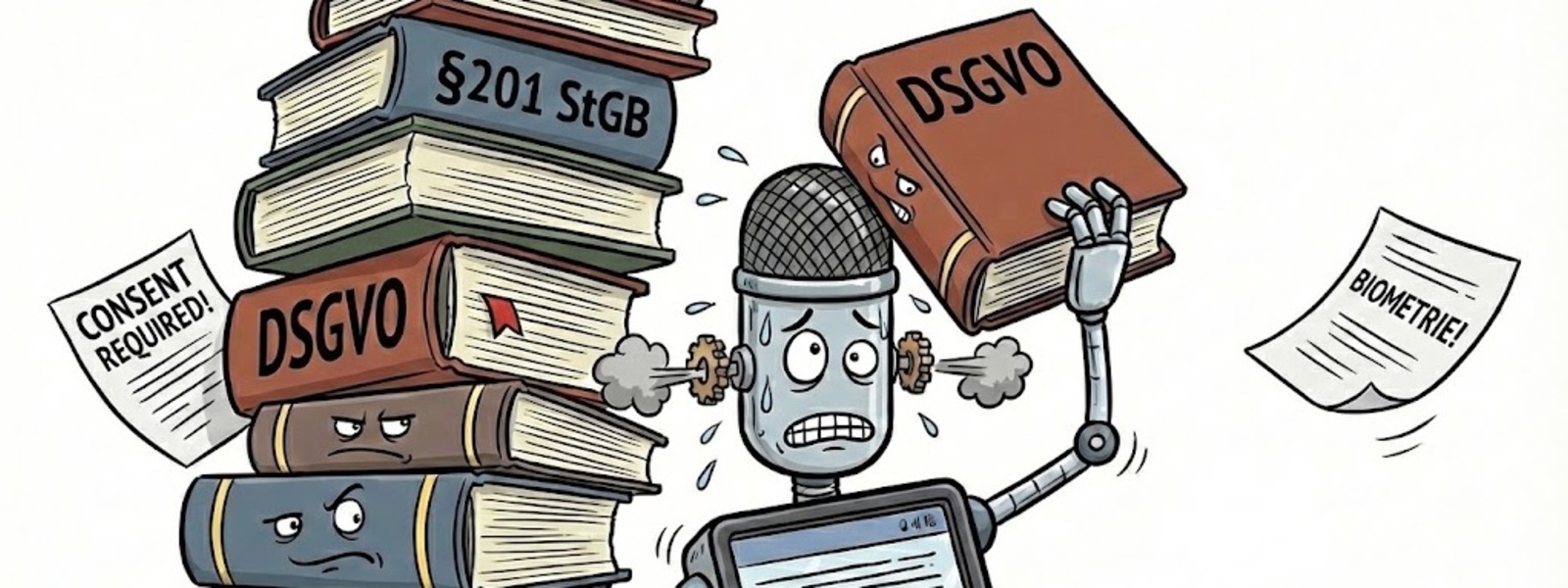 AI Transcription of Meetings: Data Protection, Section 201 of the German Criminal Code (StGB), and the Limits of Consent